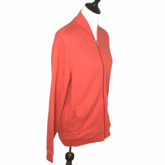 Michael Kors Zip Up Sweater Nantucket Size Large - Picture 4 of 11